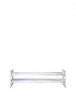 Cosmoliving Coco TV Stand - White Marble- Holds Up To 65" Tv