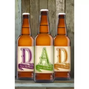 Personalised DAD 3 Piece Beer Set