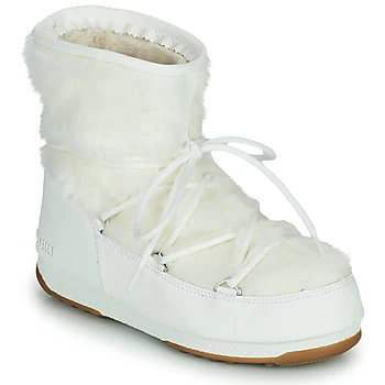 Moon Boot MOON BOOT MONACO LOW FUR WP 2 womens Snow boots in White,4,5,6,6.5,7,8