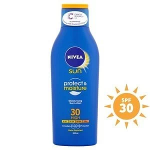 Nivea Sun Protect and Moisture Sun Lotion SPF30 200ml