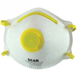 Scan FPP1 Moulded Disposable Dust Mask Pack of 3
