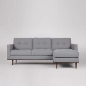 Swoon Berlin Smart Wool Corner Sofa - Right Hand Side - Corner Sofa - Pepper