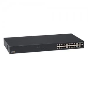 Axis T8516 PoE+ Managed Gigabit Ethernet (10/100/1000) Black Power over Ethernet (PoE)