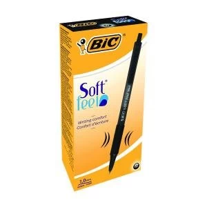 Original Bic Soft Feel Retractable Ballpoint Pen Black 914360