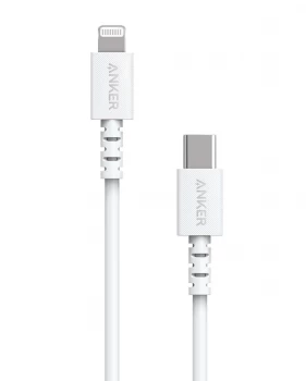 Anker Powerline Select 0.9m USB C to Lightning Cable - White