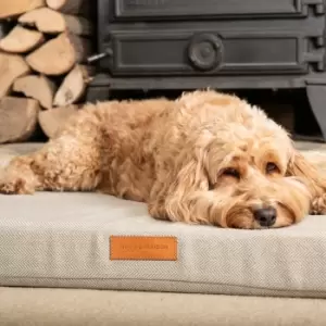 Hugo & Hudson Herringbone Mattress Dog Bed Brown