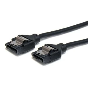 StarTech 18" Latching Round SATA Cable