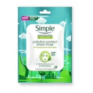 Simple Face Mask Sheet - Pollution Project