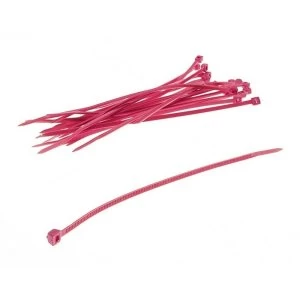 Bitspower cable tie set 20 pieces 120mm UV Red