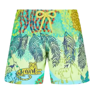 Boys Swim Shorts Jungle Rousseau - Jim - Green - Size 10 - Vilebrequin