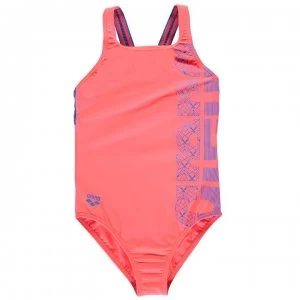 Arena Equil Swimsuit Junior Girls - Pink/Blue