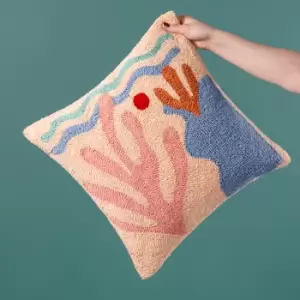 Corals Knitted Cushion Just Peachy, Just Peachy / 45 x 45cm / Polyester Filled