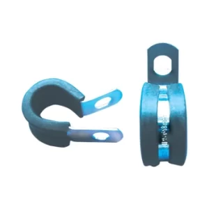 22MM Zinc Plated P-Clips Rubber Lined