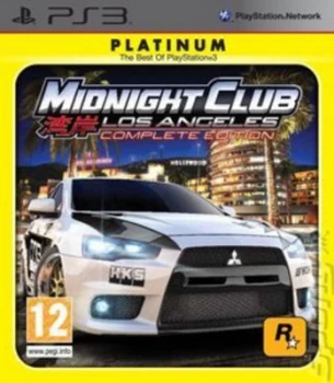 Midnight Club Los Angeles Complete Edition PS3 Game