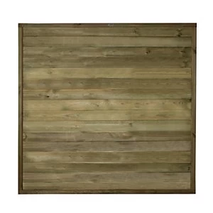 Forest Garden Pressure Treated Tongue & Groove Horizontal Fence Panel - 6 x 6ft Pack of 5