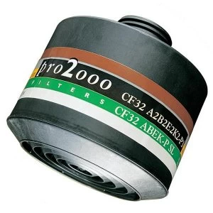 Scott Safety Pro 2000 CF32 A2B2E2K2 P3 Combination Filter 40mm Thread Grey