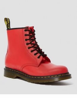 Dr Martens 1460 8 Eye Ankle Boot, Red, Size 3, Women