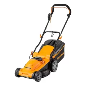 LawnMaster 1600W 37cm Rotary Electric Lawn Mower with Rear Roller - wilko - Garden & Outdoor
