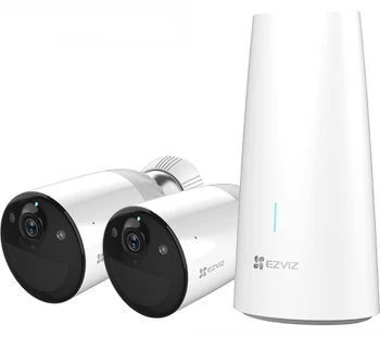EZVIZ BC1-B2 Outdoor Full HD 1080p WiFi Security Camera Pack Of 2 Cameras