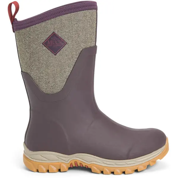 Muck Boots Womens Arctic Sport Mid Short Wellington Boots Wellies - UK 3 Red male GDE2495WIN3