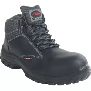 PB110 Black/Grey Hiker Safety Boots Size - 11 - Grey Black - Perf