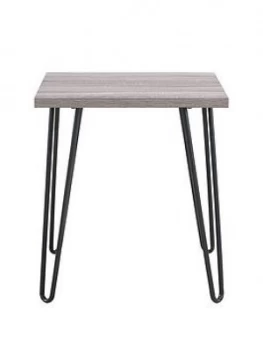 Owen Side Table - Grey Oak Effect