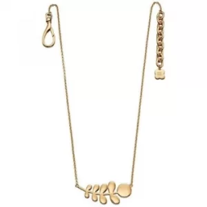 Ladies Orla Kiely Gold Plated Necklace