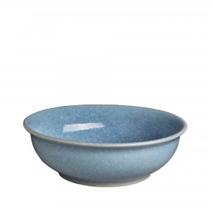 Denby Elements Blue Medium Shallow Bowl