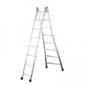 Slingsby Transformable Aluminium Ladder 2x12 Rungs 328811