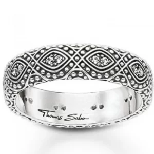 Ladies Thomas Sabo Sterling Silver Size K.5 Ethno Ornamentation Ring