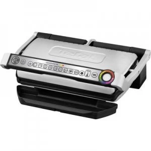 Electric Grill press Tefal Optigrill XL Automatic temperature adjustment Stainless steel brushed Black