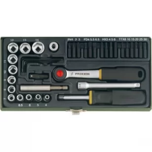 Proxxon Industrial 23070 Screwdriver/Socket Set With Magnetic Adap...