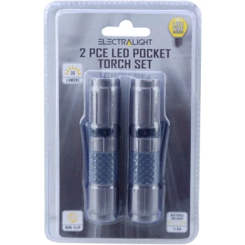 Bluespot - 65314 Electralight 2 Piece LED Pocket Torch Set