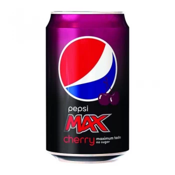 Pepsi Max Cherry 330ml Can 24 Pack