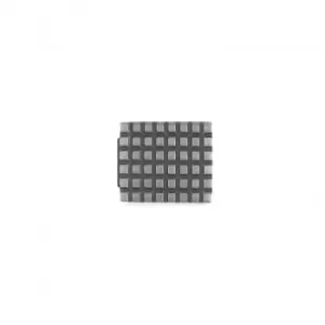Classic Glam Steel Small Grid Link Charm 230108/05