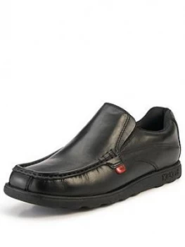 Kickers Fragma Mens Slip On Shoes, Black, Size 10, Men