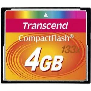 Transcend Standard 133x CompactFlash card 4 GB