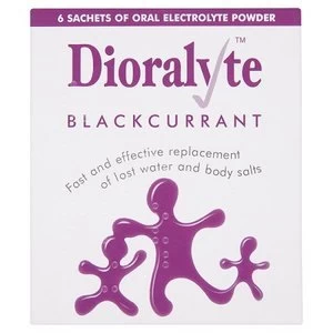 Dioralyte Blackcurrant Sachets 6 pack