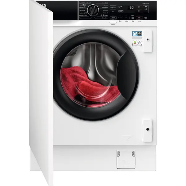 AEG 1600rpm Integrated Washer Dryer 8kg/4kg Load White L7WC84636BI 7000 series