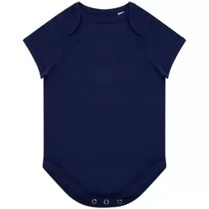 Larkwood Babies Organic Bodysuit (3-6 Months) (Navy)