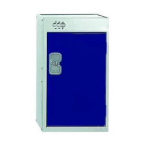 One Compartment Quarto Locker D450mm Blue Door MC00079