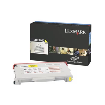 Lexmark 20K1402 Yellow Laser Toner Ink Cartridge