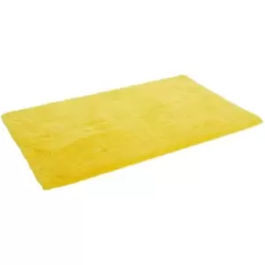 Linea Tufted Cotton Bath Mat - Yellow