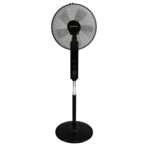 Jack Stonehouse Black Pedestal Fan 6-speed