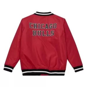 Mitchell And Ness Nba Chicago Bulls Womens Puffer Jacket, Red, Female, Jackets & Outerwear, OJBF4348-CBUYYPPPRED1