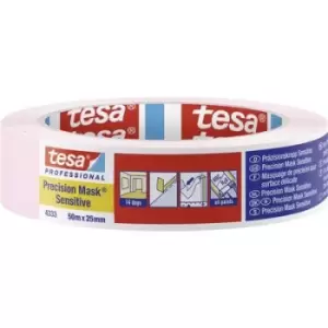 tesa PRECISION SENSITIVE 04333-00018-02 Masking tape Praezisionskrepp Light pink (L x W) 50 m x 25mm