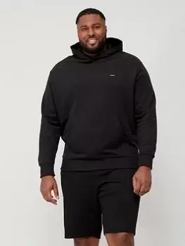 Calvin Klein Big & Tall Bt-cotton Comfort Overhead Hoodie, Black, Size 4XL, Men