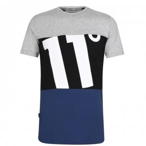 11 Degrees Blimex T Shirt - Navy/Grey