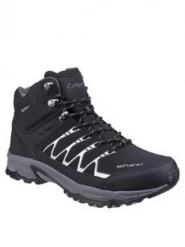 Cotswold Abbeydale Mid Walking Boots, Black, Size 10, Men
