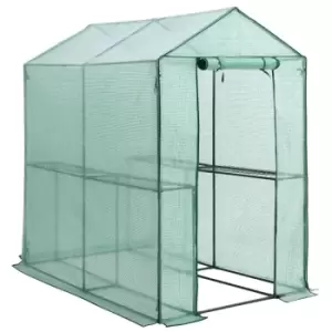 Greenhouse PE 6x4ft with 2 Tiers